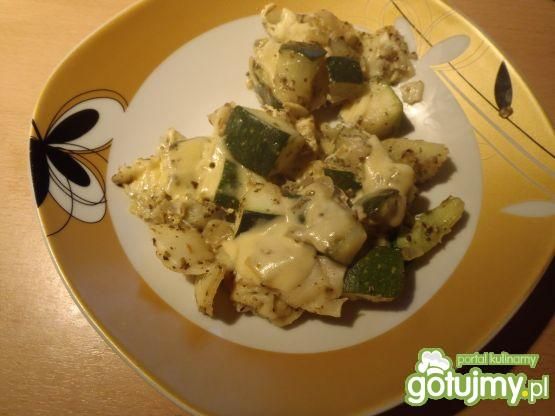 Łazanki z cukinią