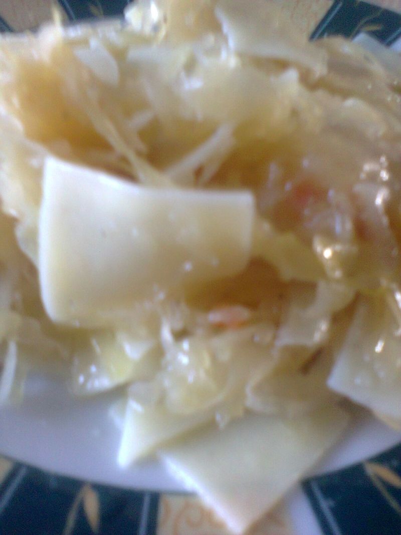 Łazanki z kapustą kiszoną Łazanki z kapustą kiszoną