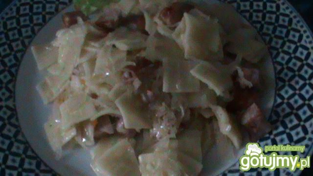 Łazanki z kiełbasą