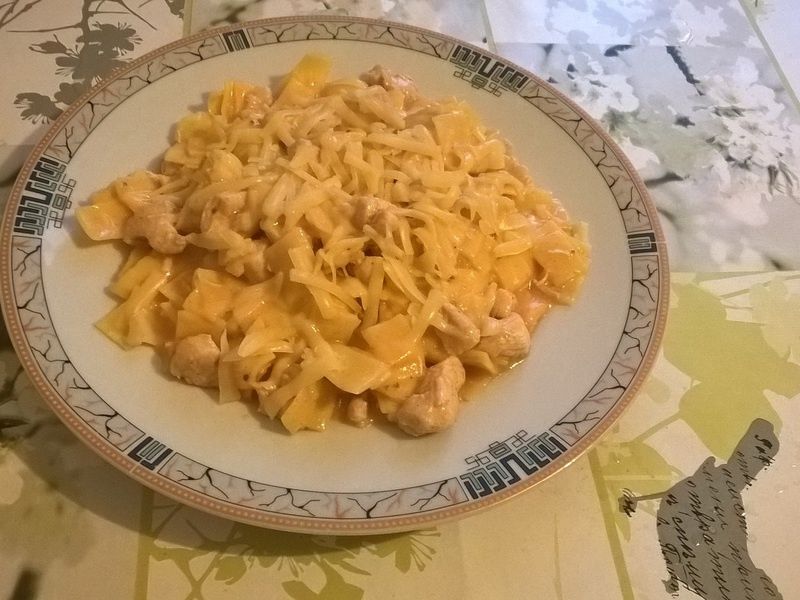 Łazanki z kurczakiem Łazanki z kurczakiem