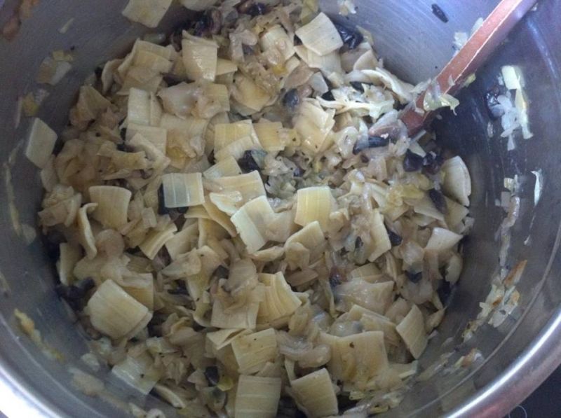 Łazanki z młodej kapusty