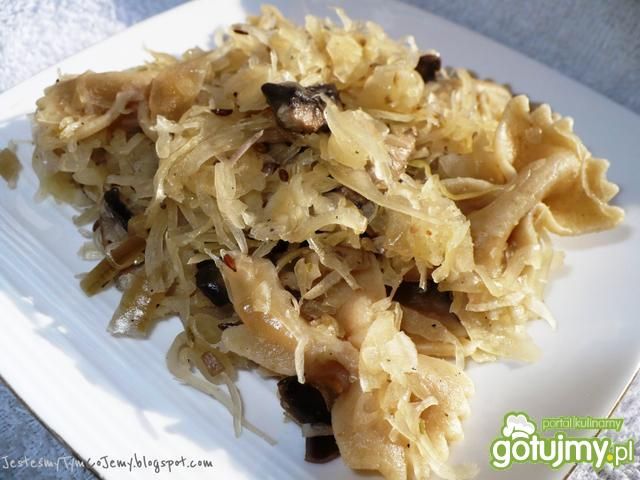 Łazanki  z pieczarkami Łazanki  z pieczarkami