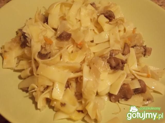 Łazanki z pieczarkami 3 Łazanki z pieczarkami 3