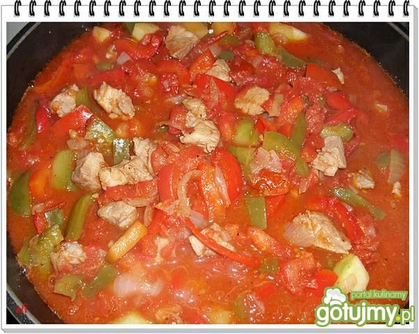 Leczo Eli z wieprzowiną