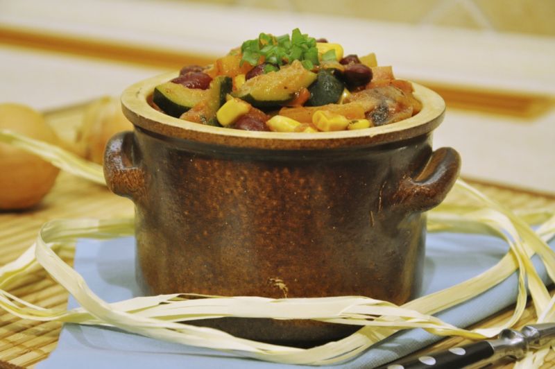 Leczo mięsno-warzywne