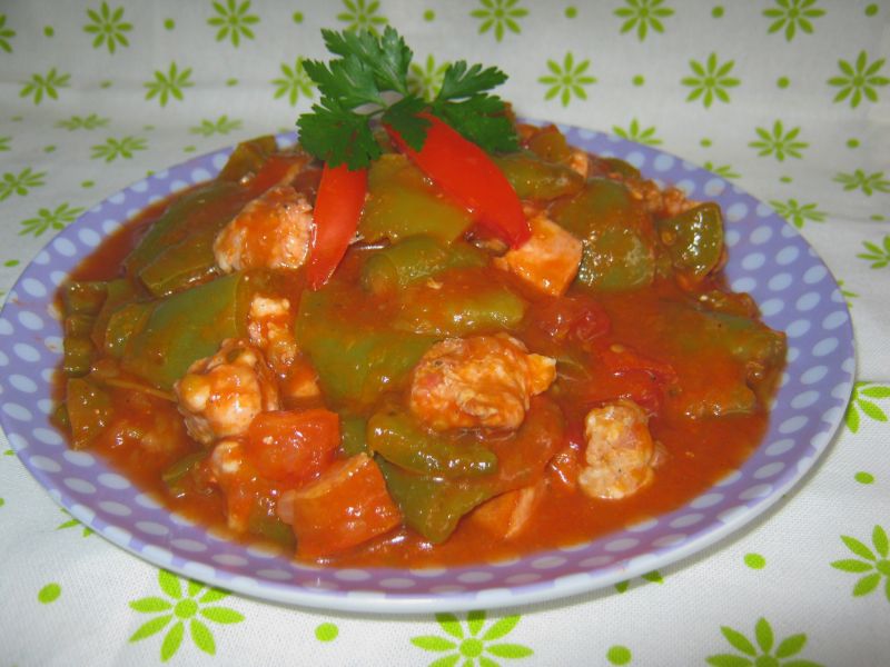 Leczo troszkę zielone Leczo troszkę zielone