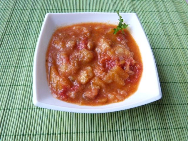 Leczo warzywne z wędzonym boczkiem Leczo warzywne z wędzonym boczkiem