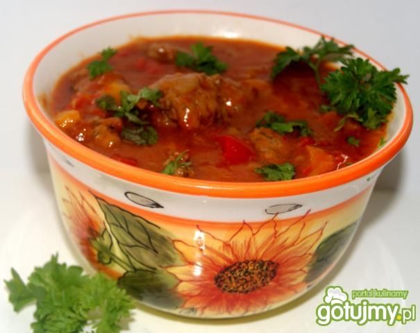 Leczo wg Buni z mięsnymi kulkami Leczo wg Buni z mięsnymi kulkami