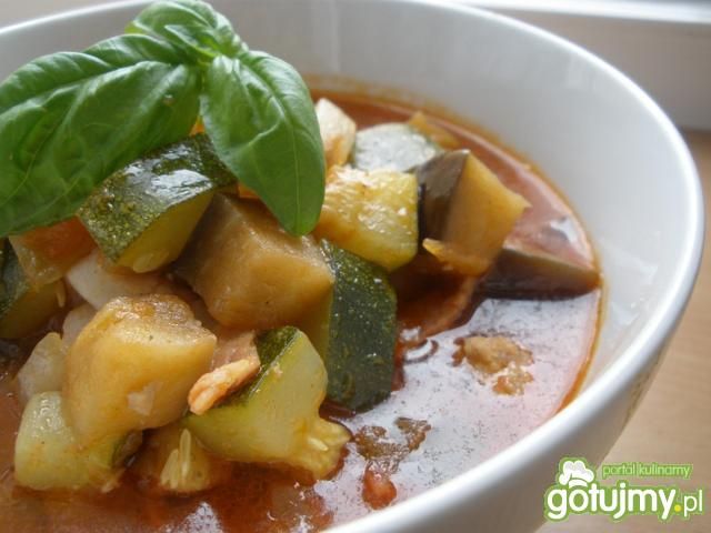 Leczo z cukinii i bakłażana  Leczo z cukinii i bakłażana