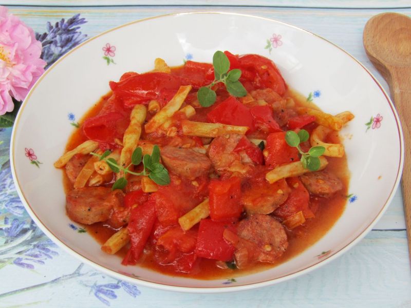 Leczo z fasolką szparagową