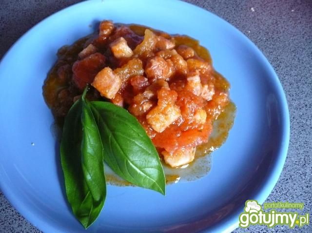 Leczo z kabaczka i pomidorków Leczo z kabaczka i pomidorków