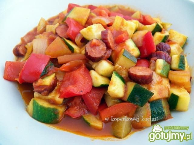 Leczo z mini chorizo Leczo z mini chorizo