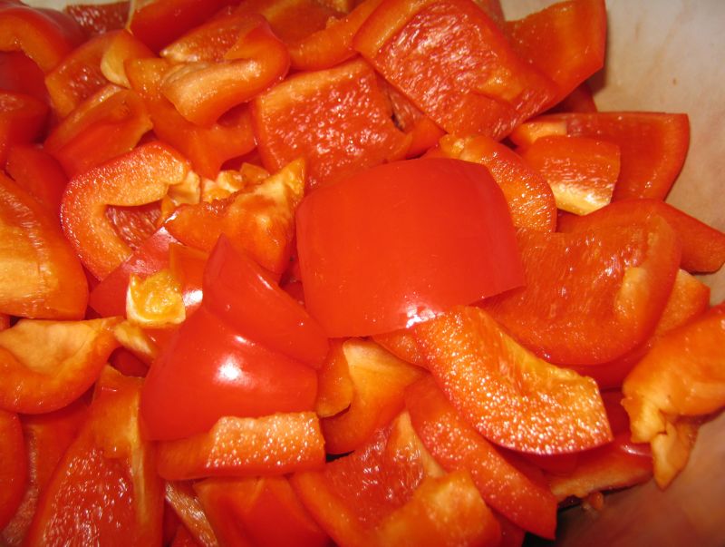 Leczo z papryką i pomidorami