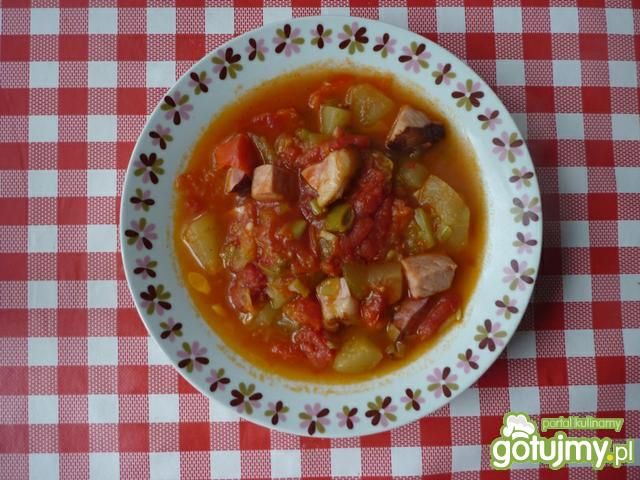 Leczo z szynką Leczo z szynką