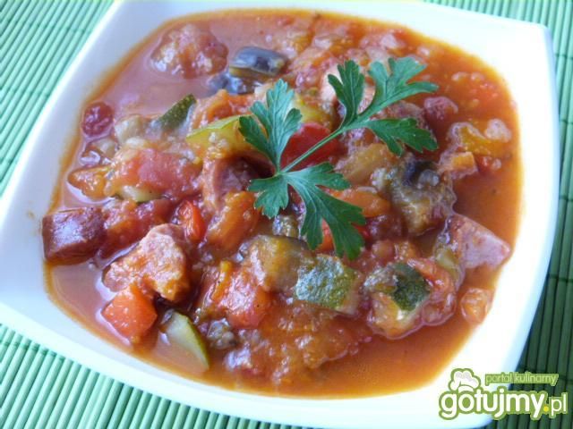 Leczo z warzyw i kiełbasy Leczo z warzyw i kiełbasy