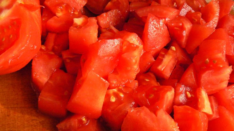 Leczo ze świeżymi pomidorami