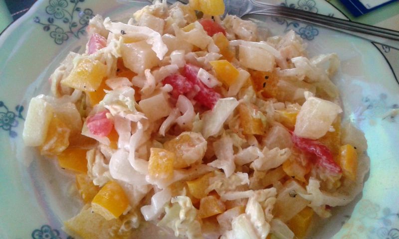 Lekka sałatka na pomarańczowo