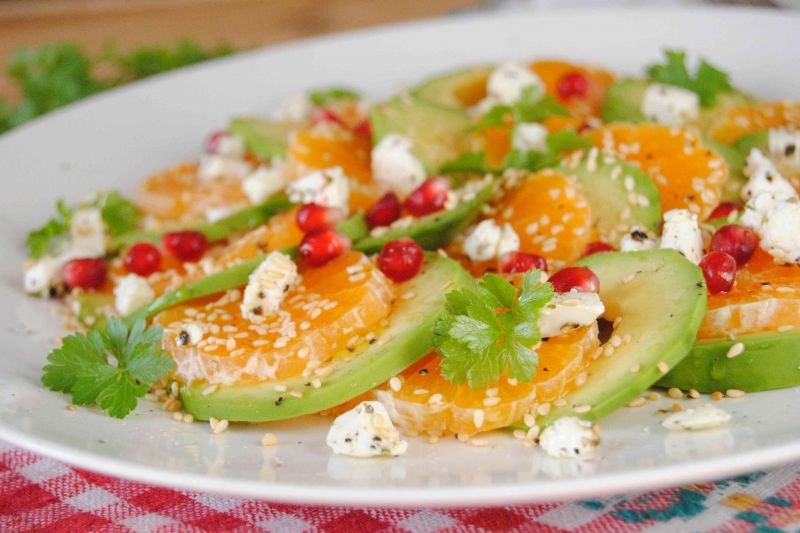 Lekka sałatka z mandarynką