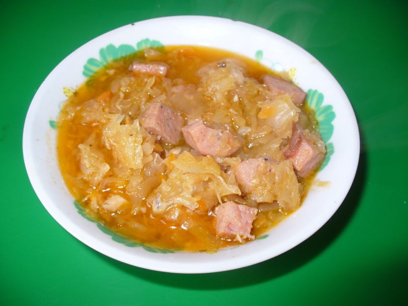 Lekki bigosik z kapusty kiszonej