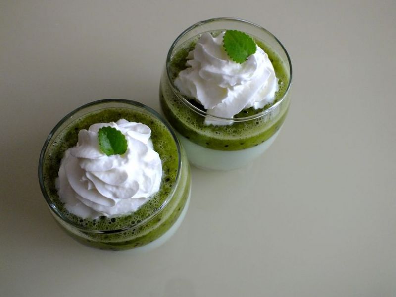 Lekki deser z kiwi Lekki deser z kiwi
