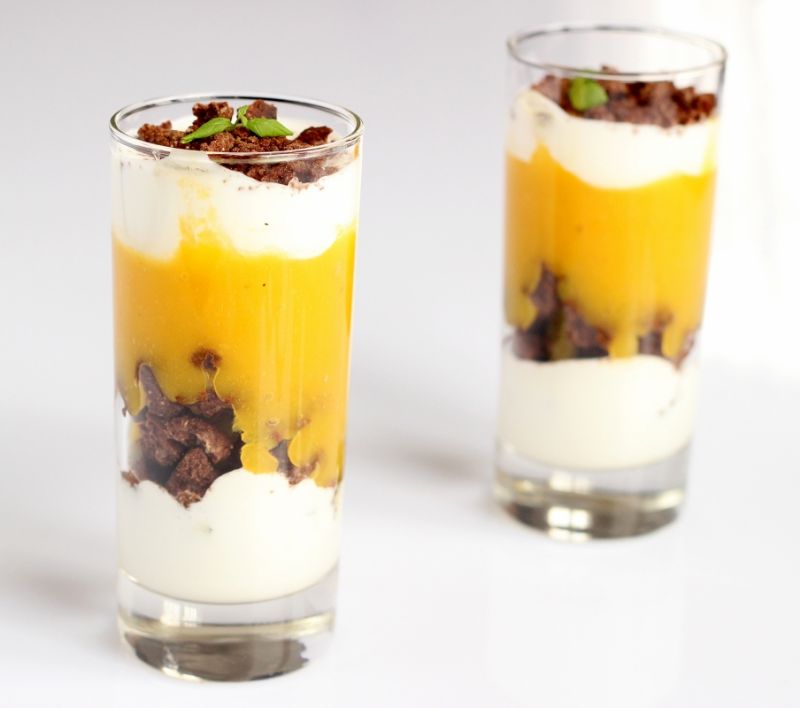 Lekki deser z mango Lekki deser z mango