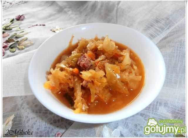 Lekki kapuśniaczek z fasolką  Lekki kapuśniaczek z fasolką