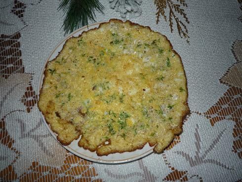 Lekki omlet z rzeżuchą Lekki omlet z rzeżuchą