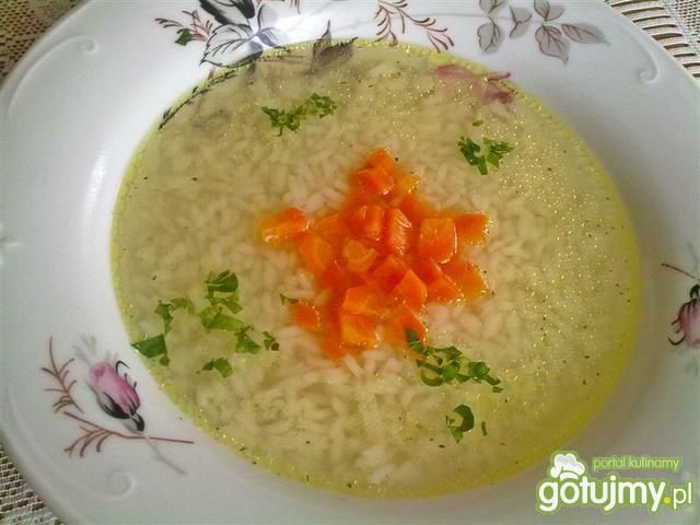 Lekki rosołek z ryżem Lekki rosołek z ryżem