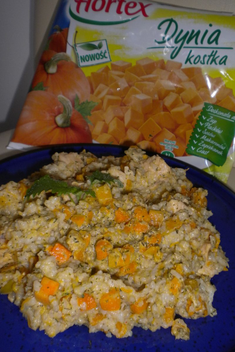Lekkie risotto z dynią Lekkie risotto z dynią