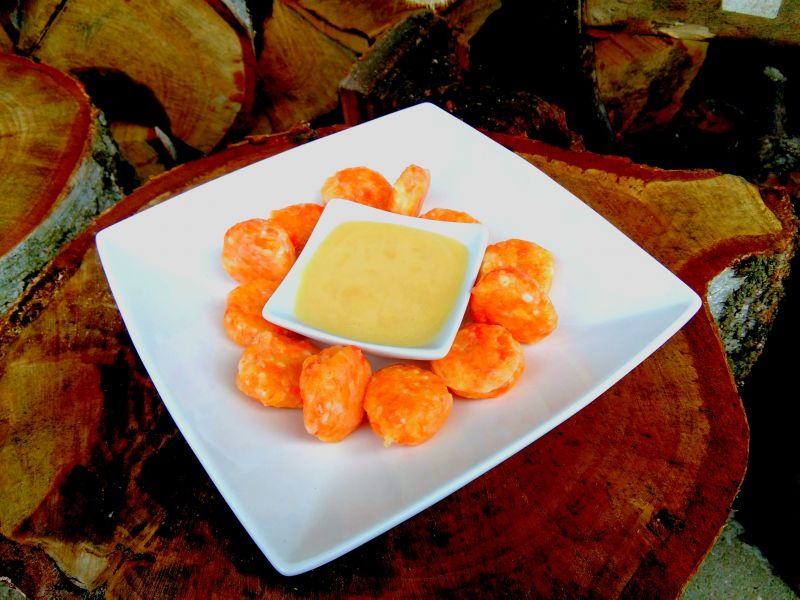 Leniwe z marchewką i sosem waniliowym