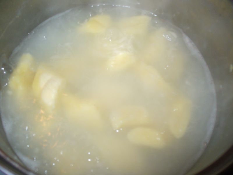Leniwe z ziemniakami i serem na słodko 