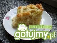 Leniwy placek z rabarbarem Leniwy placek z rabarbarem