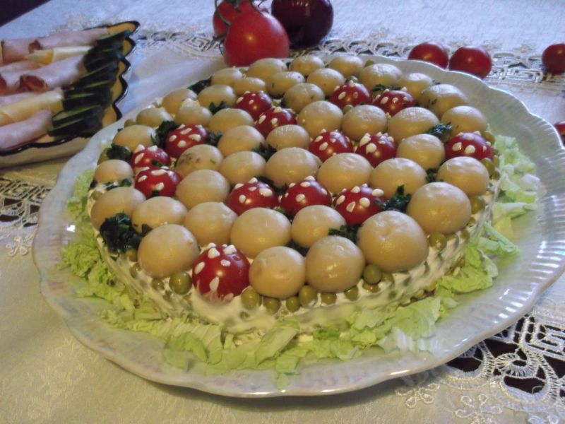 Leśna polana z muchomorami Leśna polana z muchomorami