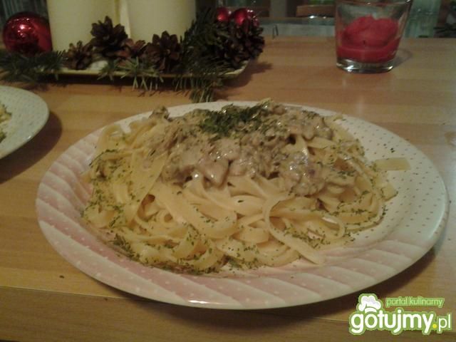 Leśne Tagliatelle z imbirem