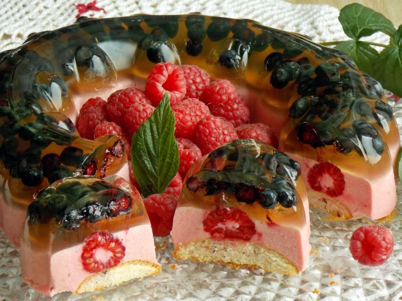 Leśny deser na zimno