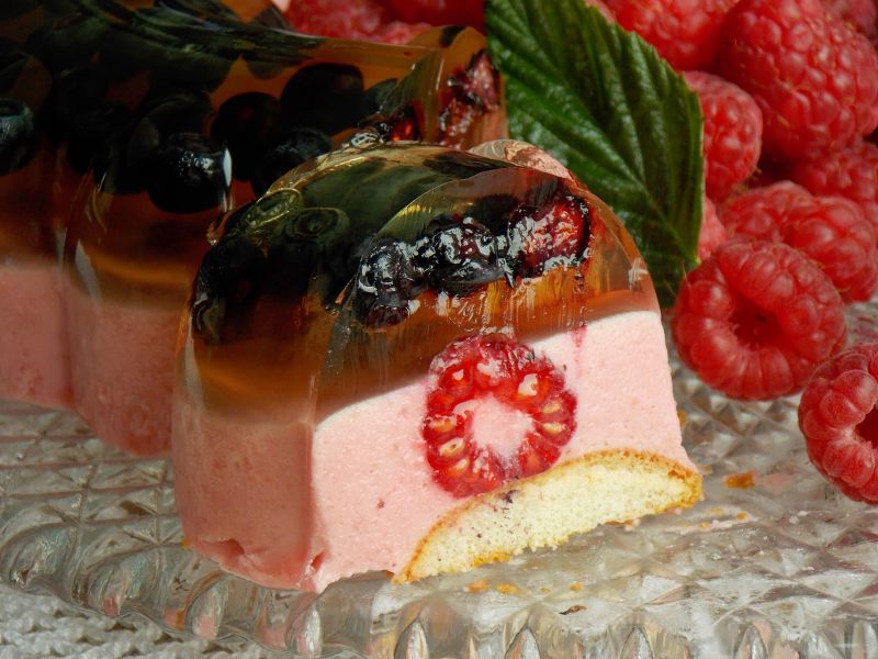 Leśny deser na zimno