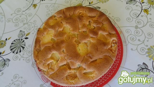 Letni biszkopt z jabłkami Letni biszkopt z jabłkami