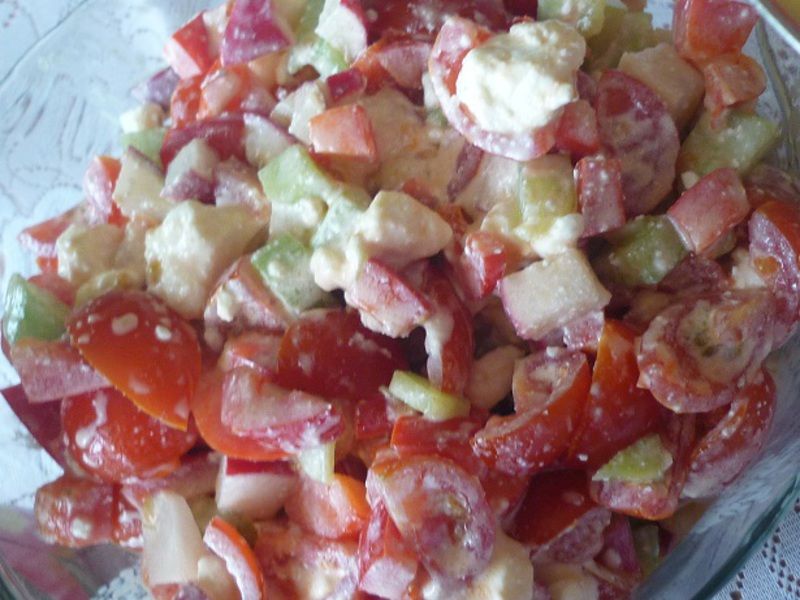 Letnia sałatka. Letnia sałatka.