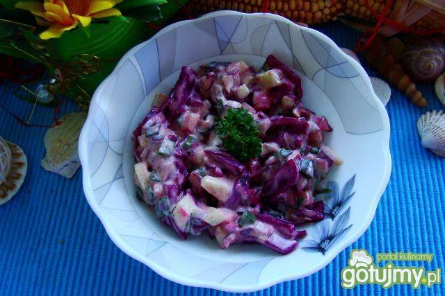 Letnia sałatka  z buraków i ogórków