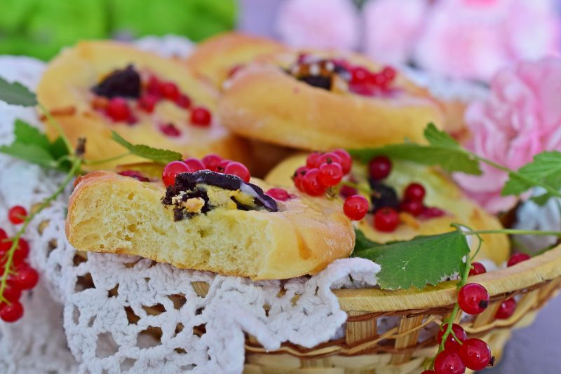 Letnie bułeczki z porzeczkami Letnie bułeczki z porzeczkami