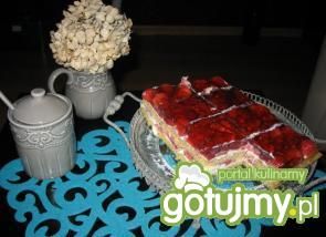 Letnie ciasto z galaretką i z owocami Letnie ciasto z galaretką i z owocami