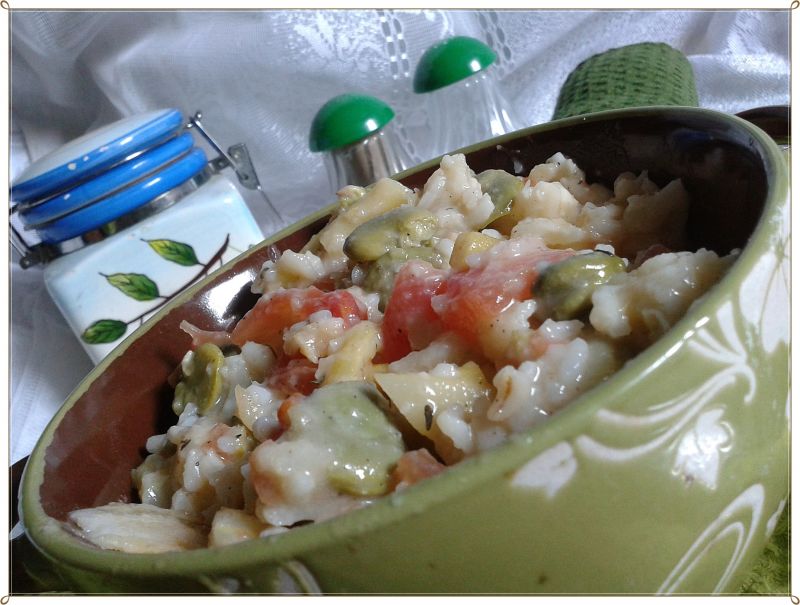 Letnie risotto z warzywami