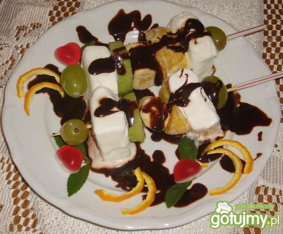 Lodowo-owocowe szaszłyki