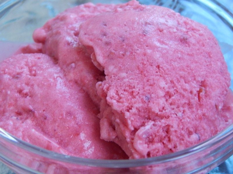 Lody bananowo-borówkowe