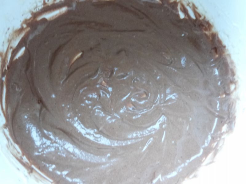Lody czekoladowe z kremem nutella