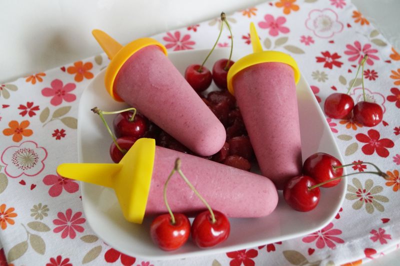 Lody czereśniowe z mascarpone