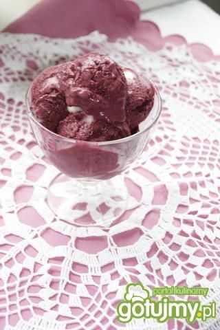 Lody jagodowo -śmietankowe Lody jagodowo -śmietankowe