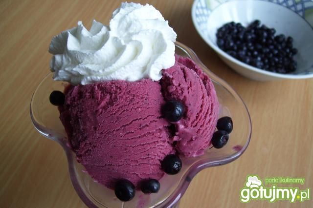 Lody jogurtowo-jagodowe