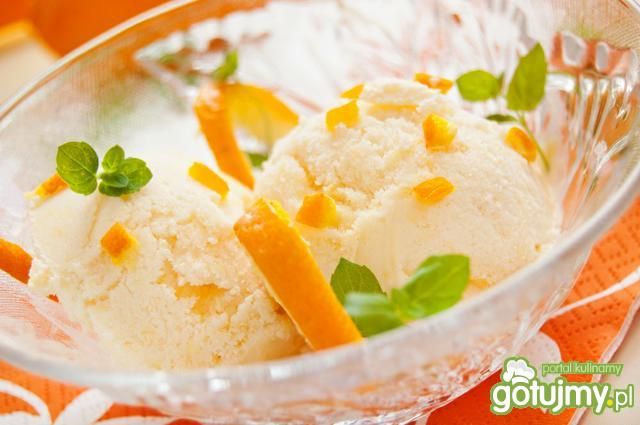 Lody pomarańczowe Lody pomarańczowe