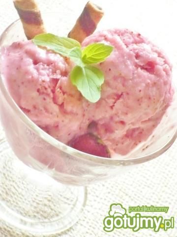 Lody poziomkowo - truskawkowe Lody poziomkowo - truskawkowe
